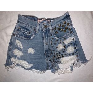 Levis vintage re worked shorts